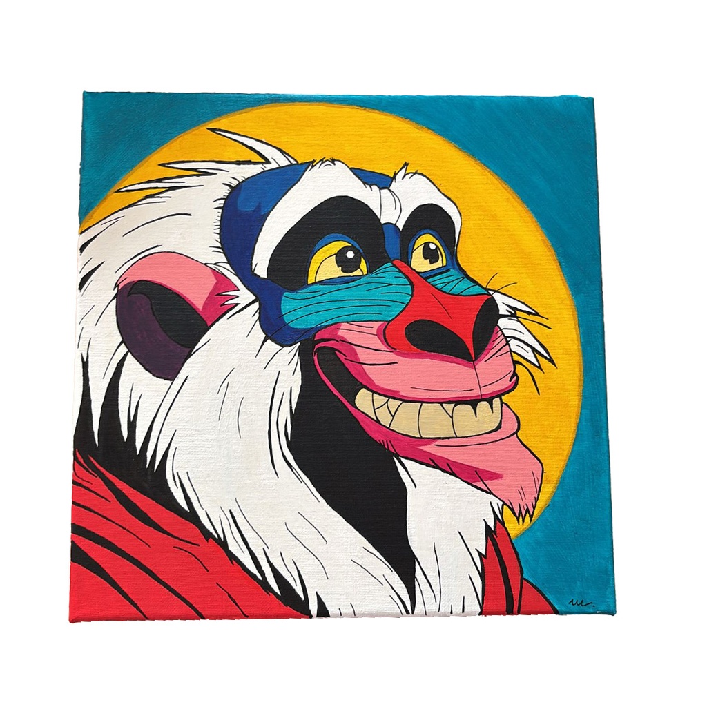 Lienzo Rafiki "El Rey León"
