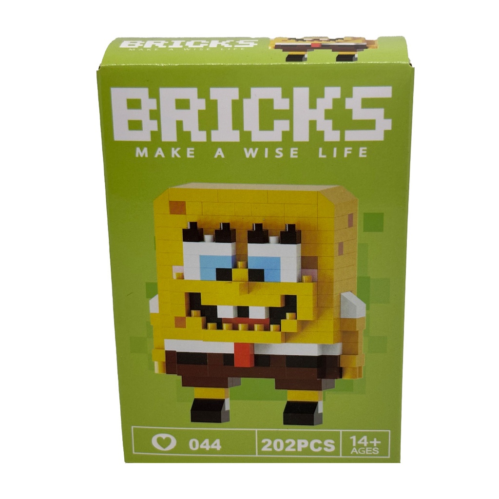 BLOQUE DE CONSTRUCCIÓN "BOB ESPONJA"