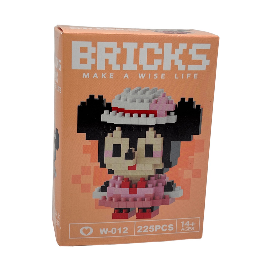 BLOQUE DE CONSTRUCCIÓN "MINNIE MOUSE"